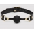 Черный кляп-шар Bound to You Faux Leather Ball Gag - Fifty Shades of Grey - купить с доставкой в Шахтах