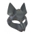 Серая маска Wolf с клепками - Sitabella - купить с доставкой в Шахтах