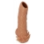 Телесная насадка с усиками и открытой головкой Nude Sleeve L - 14 см. - KOKOS - в Шахтах купить с доставкой