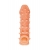 Телесная закрытая насадка с пупырышками Cock Sleeve Size M - 15,6 см. - KOKOS - в Шахтах купить с доставкой
