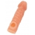 Телесная закрытая насадка с шершавой головкой Cock Sleeve Size L - 17,6 см. - KOKOS - в Шахтах купить с доставкой