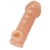 Телесная закрытая насадка с шишечками Cock Sleeve Size L - 17,6 см. - KOKOS - в Шахтах купить с доставкой