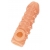 Телесная закрытая насадка с пучками шишечек Cock Sleeve Size L - 17,6 см. - KOKOS - в Шахтах купить с доставкой