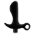 Черный анальный вибратор Silicone Vibrating Prostate Massager 01 - 10,8 см. - Blush Novelties - в Шахтах купить с доставкой