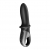 Черный анальный вибратор Hot Passion с функцией нагрева - Satisfyer - в Шахтах купить с доставкой