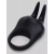 Черное эрекционное виброкольцо Sensation Rechargeable Vibrating Rabbit Love Ring - Fifty Shades of Grey - в Шахтах купить с доставкой