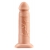 Телесный реалистичный фаллоимитатор с полостью Silicone Hollow Extension - 20 см. - Pipedream - купить с доставкой в Шахтах