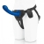 Синяя насадка Remote Control P-Spot G-Spot с черными трусиками - 20 см. - Pegasus - купить с доставкой в Шахтах