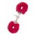 Металлические наручники с красной меховой опушкой METAL HANDCUFF WITH PLUSH RED - Dream Toys - купить с доставкой в Шахтах