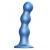 Голубая насадка Strap-On-Me Dildo Plug Balls size S - Strap-on-me - купить с доставкой в Шахтах