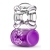 Фиолетовое эрекционное виброкольцо Pleaser Rechargeable C-Ring - Blush Novelties - в Шахтах купить с доставкой