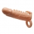 Телесная удлиняющая насадка Penis Sleeve Emmitt - 17 см. - Baile - в Шахтах купить с доставкой