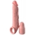 Телесная насадка-удлинитель 2 Inch Silicone X-tension with Strap - 20,3 см. - Pipedream - в Шахтах купить с доставкой