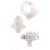 Набор из 3 прозрачных эрекционных колец с вибрацией Teasers Ring Kit - Chisa - в Шахтах купить с доставкой