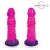 Розовый рельефный фантазийный фаллоимитатор - 20 см. - Bior toys - купить с доставкой в Шахтах