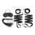 Эротический набор 4PC Bondage Bed Strap   Flogger Kit - Lux Fetish - купить с доставкой в Шахтах