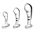 Набор из 3 стальных стимуляторов простаты Stainless Steel P-spot Training Set - b-Vibe - в Шахтах купить с доставкой