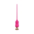 Розовый тонкий стимулятор Nipple Vibrator - 23 см. - I-MOON - купить с доставкой в Шахтах