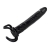 Чёрная насадка-фаллос для двойного проникновения INFLATABLE DILDO SLIM DONG  - 13,5 см. - Toyz4lovers - в Шахтах купить с доставкой