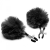 Зажимы для сосков с черным помпонами Pom Pom Nipple Clamps - XR Brands - купить с доставкой в Шахтах