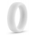 Белое люминесцентное эрекционное кольцо Silicone Glo Cock Ring - Blush Novelties - в Шахтах купить с доставкой