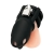 Черная клетка для пениса Silicone Small 2 in Cock Cage With Ball Divider - BlueLine - купить с доставкой в Шахтах