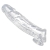 Прозрачная насадка для увеличения члена Realistic Clear Penis Enhancer and Ball Stretcher - 20,3 см. - XR Brands - в Шахтах купить с доставкой