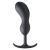 Черный массажер простаты с утяжелителями Premium Silicone Weighted Prostate Plug XL - 20,8 см. - XR Brands - в Шахтах купить с доставкой