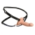 Телесный полый страпон 2  Erection 28X Smooth Vibrating Silicone Penis Sheath - 16 см. - XR Brands - купить с доставкой в Шахтах