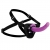 Лиловый поясной страпон Navigator Silicone G-Spot Dildo with Harness - 17,8 см. - XR Brands - купить с доставкой в Шахтах