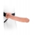 Фаллопротез телесного цвета Hollow Strap-On - 29 см. - Pipedream - купить с доставкой в Шахтах
