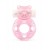 Розовое эрекционное виброкольцо в форме мишки - 1137 - в Шахтах купить с доставкой