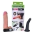 Страпон с 2 насадками и вибрацией UniStrap - 19 и 12 см. - LOVETOY (А-Полимер) - купить с доставкой в Шахтах