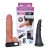Страпон с 2 насадками и вибрацией UniStrap - 20 и 18 см. - LOVETOY (А-Полимер) - купить с доставкой в Шахтах