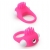 Розовое эрекционное кольцо с щеточкой LIT-UP SILICONE STIMU RING 5 - Dream Toys - в Шахтах купить с доставкой