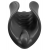 Чёрный мастурбатор Vibrating Silicone Stimulator с вибрацией - Pipedream - в Шахтах купить с доставкой