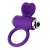Фиолетовое виброкольцо с ресничками JOS PERY - JOS - в Шахтах купить с доставкой