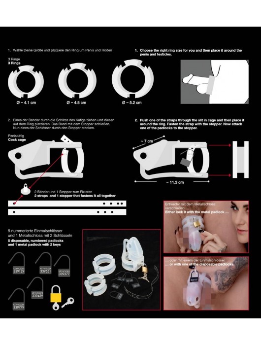 Набор для мужского пояса верности Cock Cage Set - Orion - купить с доставкой в Шахтах