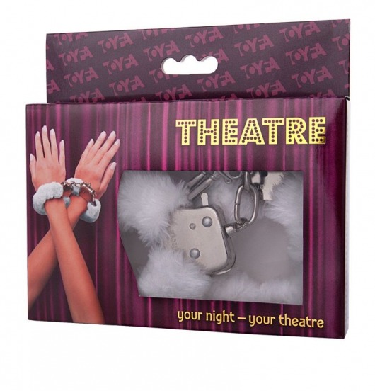Наручники с белой меховой опушкой - ToyFa - купить с доставкой в Шахтах