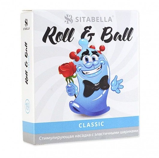 стимулирующий презерватив-насадка Roll   Ball Classic - Sitabella - купить с доставкой в Шахтах