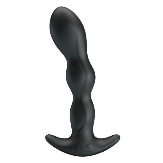 Черный анальный стимулятор простаты с вибрацией Special Anal Massager - 14,5 см. - Baile - в Шахтах купить с доставкой