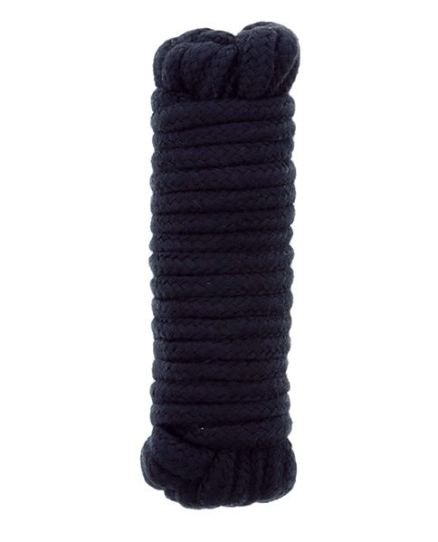 Чёрная веревка для связывания BONDX LOVE ROPE - 5 м. - Dream Toys - купить с доставкой в Шахтах