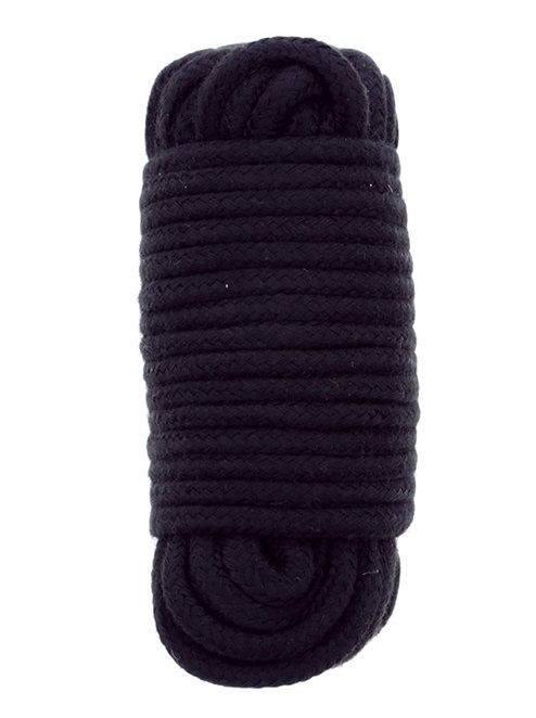 Черная веревка для связывания BONDX LOVE ROPE - 10 м. - Dream Toys - купить с доставкой в Шахтах