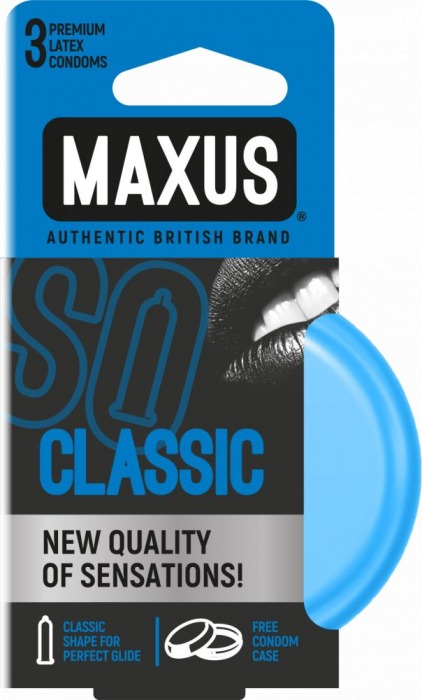 Классические презервативы в железном кейсе MAXUS Classic - 3 шт. - Maxus - купить с доставкой в Шахтах