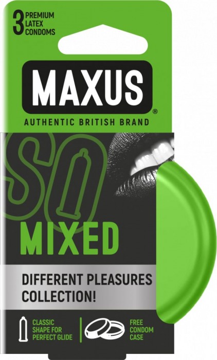 Презервативы в железном кейсе MAXUS Mixed - 3 шт. - Maxus - купить с доставкой в Шахтах