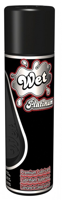 Гель-лубрикант на силиконовой основе Wet Platinum - 93 мл. - Wet International Inc. - купить с доставкой в Шахтах