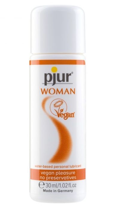 Лубрикант pjur WOMAN Vegan на водной основе - 30 мл. - Pjur - купить с доставкой в Шахтах