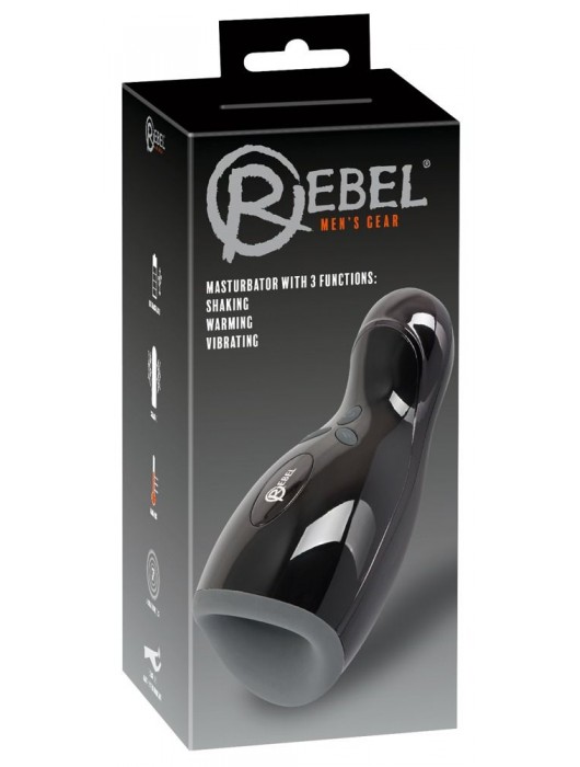 Черный мастурбатор Rebel Masturbator с нагревом - Orion - в Шахтах купить с доставкой