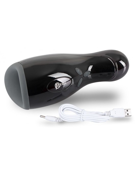 Черный мастурбатор Rebel Masturbator с нагревом - Orion - в Шахтах купить с доставкой