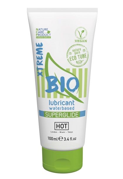 Интимный увлажняющий гель BIO SuperGlide Xtreme - 100 мл. - HOT - купить с доставкой в Шахтах